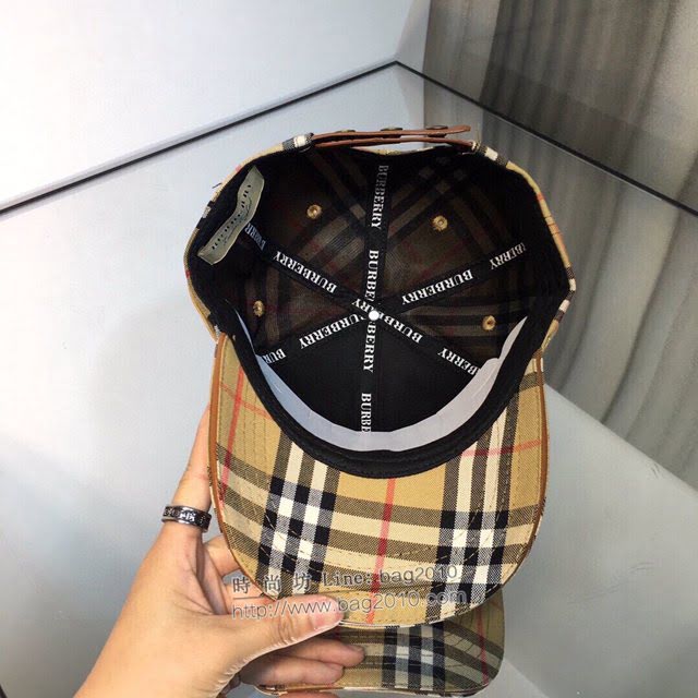 Burberry爆款男士帽子 巴寶莉BT刺繡棒球帽鴨舌帽  mm1266